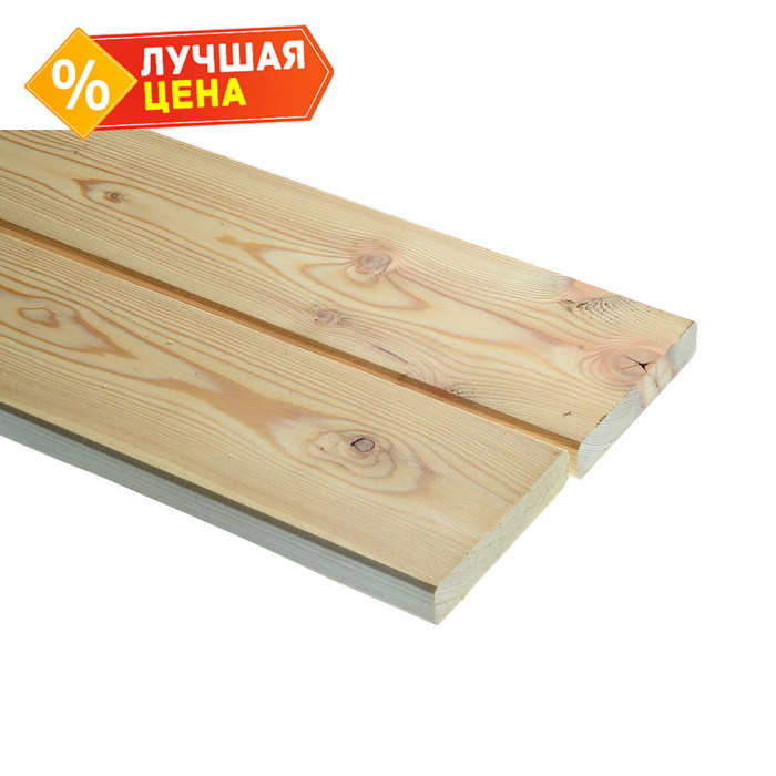 Планкен прямой 21x145x4000 мм АВ Лиственница
