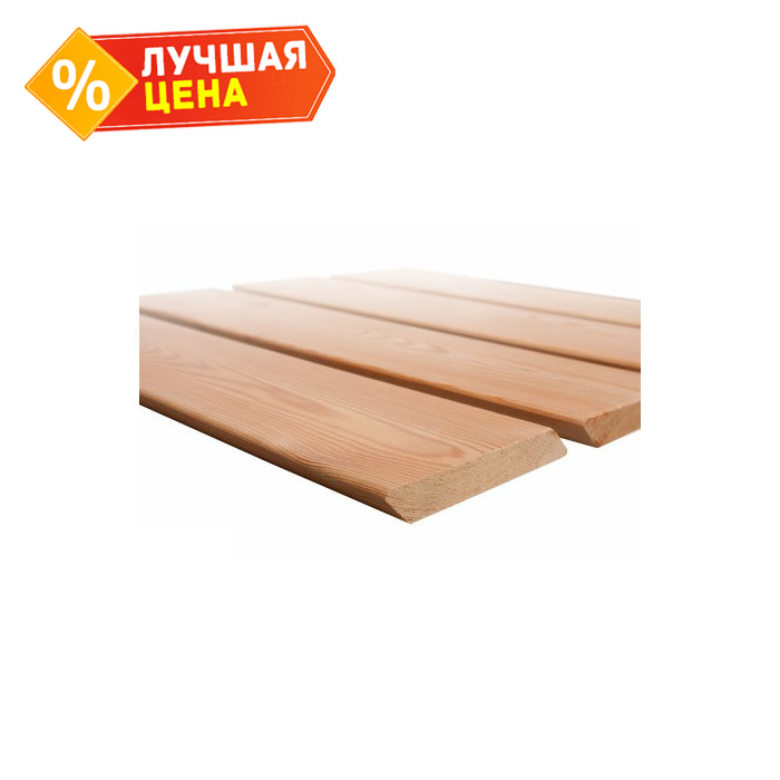 Планкен скошенный 21x120x6000 мм А