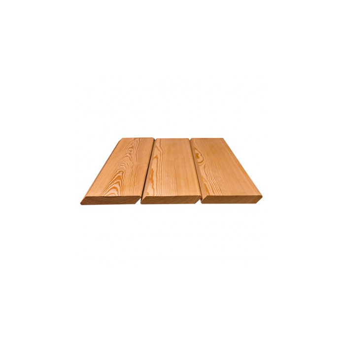 Планкен скошенный 21x145x3000 мм Экстра Лиственница
