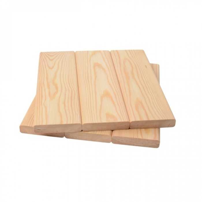 Планкен прямой 20х125х4000 мм АВ сосна, ель